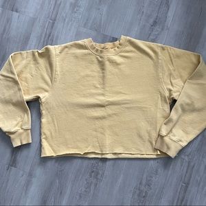 John Galt Cropped Sweatshirt